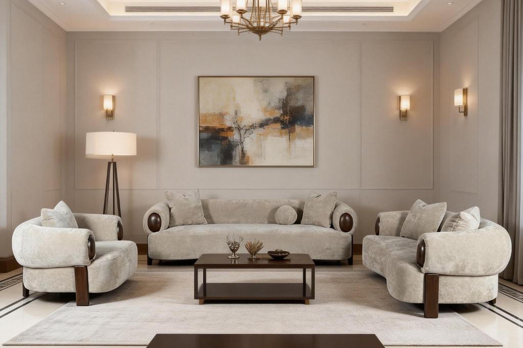 SERENE 8 Seater Fabric Sofa (4+2+1+1)