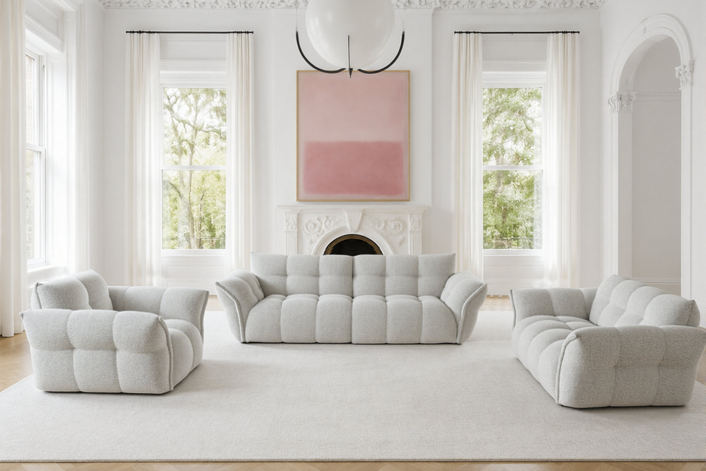QUEENY 7 Seater Fabric Sofa (3+2+1+1)