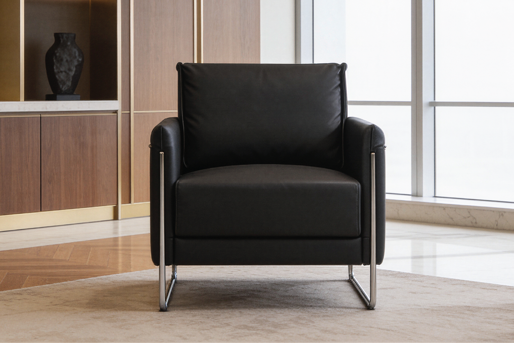 BELMONT Single Seater Leatherette Sofa