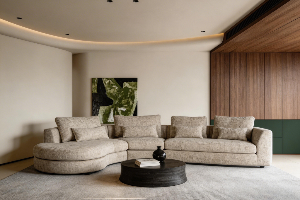 CAMDEN Fabric Corner Sofa 