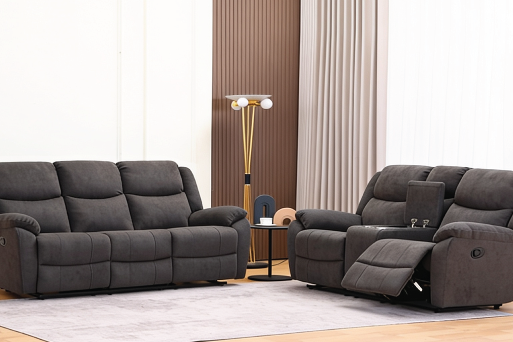 TERRY 5 Seater Fabric Recliner (3+2)