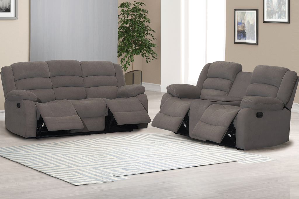 JASPER 5 Seater Fabric Recliner (3+2)