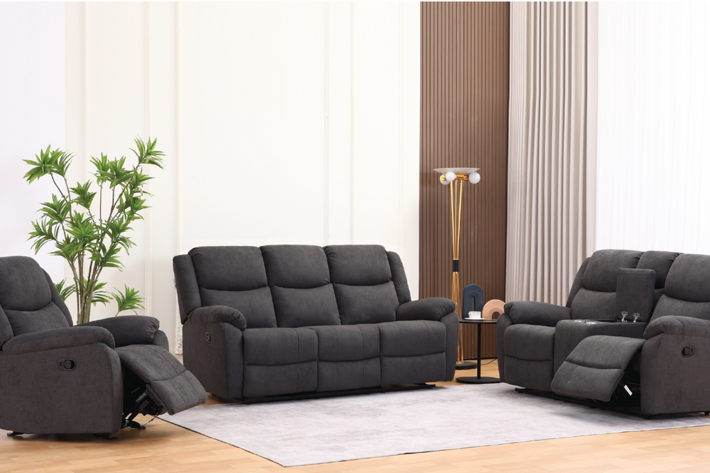 TERRY 6 Seater Fabric Recliner (3+2+1)
