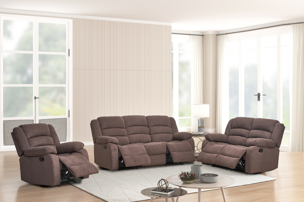 JASPER 7 Seater Fabric Recliner (3+2+1+1)