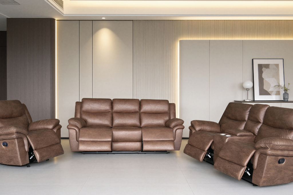 TUSCANY 7 Seater Fabric Recliner (3+2+1+1)