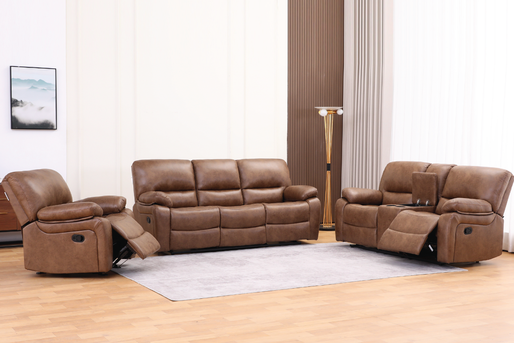 MONACO 6 Seater Fabric Recliner (3+2+1)